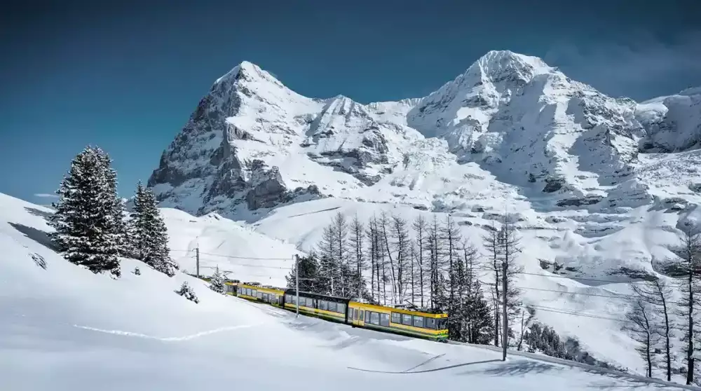 Train to Lauterbrunnen