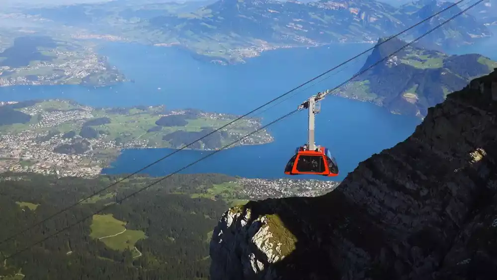 Dragon ride to Mt. Pilatus in Lucerne